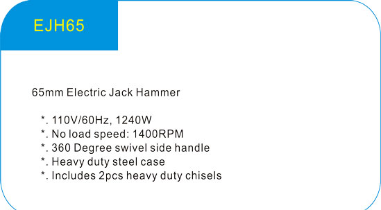  65mm Electric Jack Hammer 